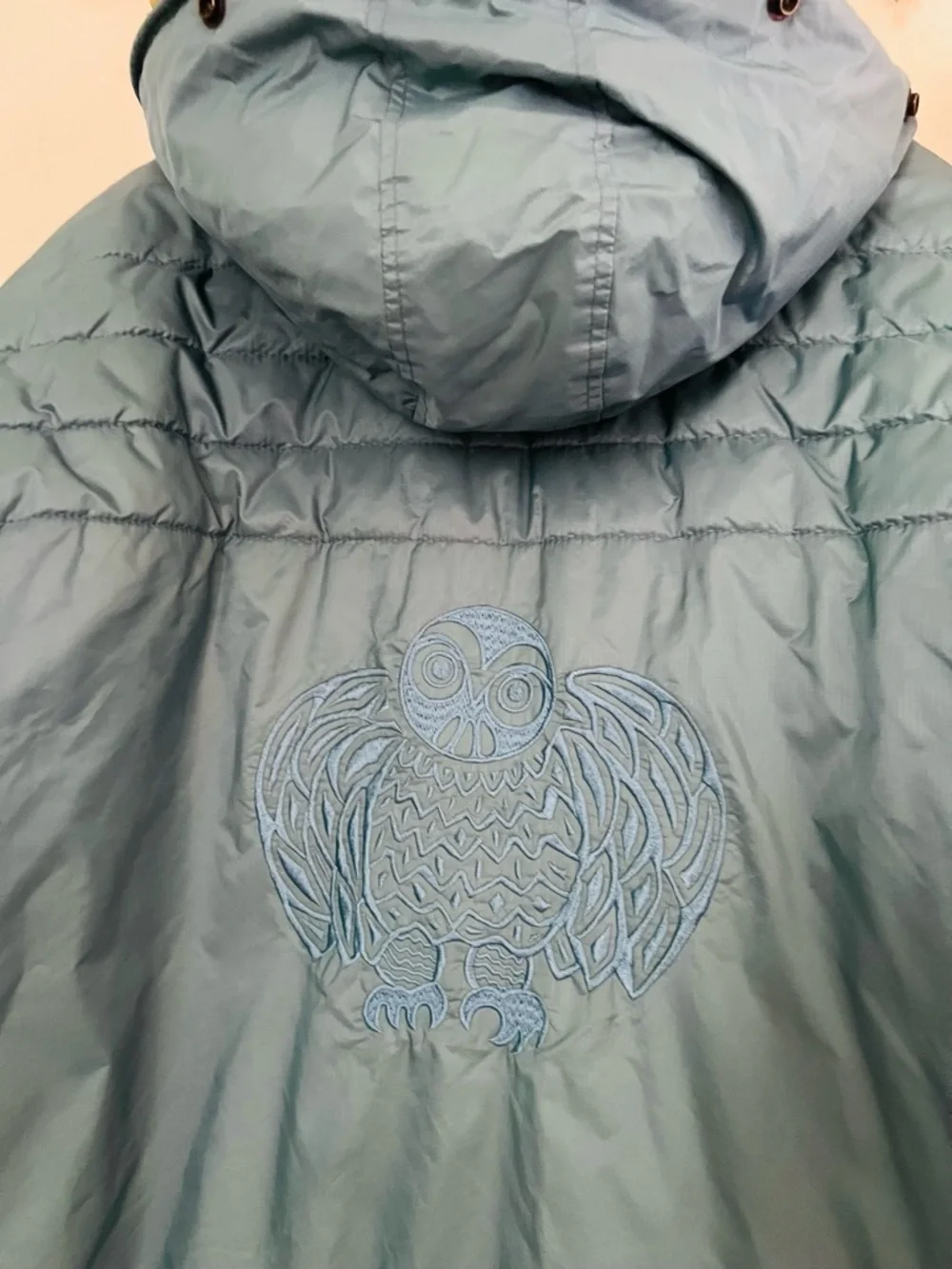 Vintage Kanuk Unisex Puffer Jacket | Size 5 | Teal Blue | Hooded Winter Coat - Picture 8 of 16